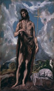 Saint John the Baptist by El Greco